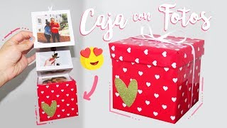 Caja con fotos 😍❤️ Regalo para novio ✨ [upl. by Emelina]