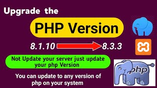 Update php Version on your system  Php version update [upl. by Esirahs]