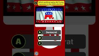 Trumps 2016 Party Choice 🗳️🇺🇸 Revealed worldquiz [upl. by Foote]