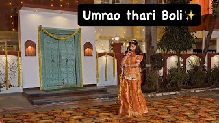 Umrao thari boli pyari laage Rajasthani song rajasthani dance Wedding [upl. by Nakashima768]