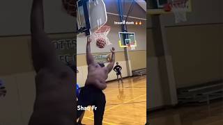 Prime Shaq Brought It Downtown 😂 basketball ballislife hooper funny meme lebron shaqleonard [upl. by Irroc]