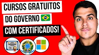 Cursos GRATUITOS do GOVERNO para INICIANTES em TI com CERTIFICADOS [upl. by Sherman937]