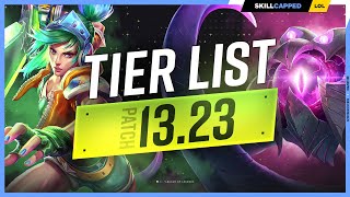 NEW TIER LIST for PATCH 1323  League of Legends [upl. by Nozicka]