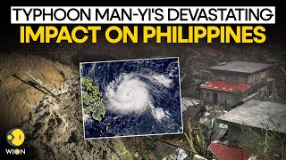 Typhoon ManYi Intensifies Philippines Crisis Live Updates On BackToBack Storms  WION LIVE [upl. by Solracesoj]