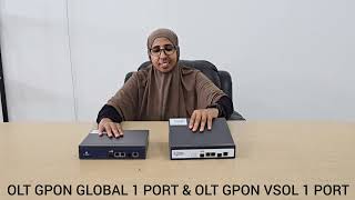 OLT GPON GLOBAL 1 PORT amp OLT GPON VSOL 1 PORT [upl. by Ahselyt867]