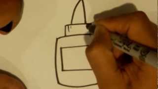 How to Draw Glue  Easy Drawings [upl. by Aterg]