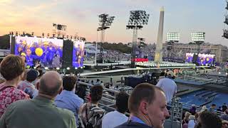 Paris 2024 vlog  Athletes parading from ChampsElysse to Place de la Concorde [upl. by Notniw190]