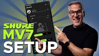 How to set up your Shure MV7  Best settings for Shure MOTIV Desktop App [upl. by Shyamal]