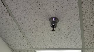 how to remove and replace a ceiling tile with a fire sprinkler [upl. by Edualc]