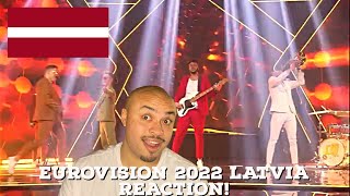 EUROVISION 2022 LATVIA REACTION  Citi Zēni “Eat Your Salad” [upl. by Ellenwahs]