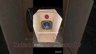 diy bandpass subwoofer diy youtubeshorts [upl. by Cunningham886]