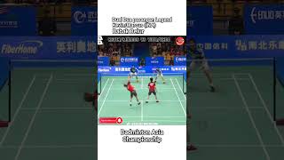 Kevin SanjayaMarcus Gideon INA Vs Yuta WatanabeEndo Jepang  Badminton Asia Championship [upl. by Treble]