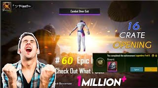 Pubg mobile  16 Crate Opening Video  pubg mobile Crate Opening Video [upl. by Blum472]