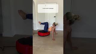 Do Vibration Machines Work  Caroline Lower Back Massage on Pulse and Move [upl. by Danell954]