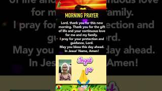 morning prayer thanks giftoflife everyone fyp [upl. by Jacobah]