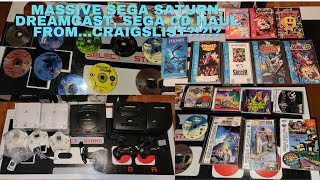 Massive Sega Saturn Dreamcast Sega CD haul fromCraigslist [upl. by Noruq287]