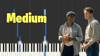 Shawshank Redemption  Stoic Theme  Piano Tutorial [upl. by Yrebmik183]