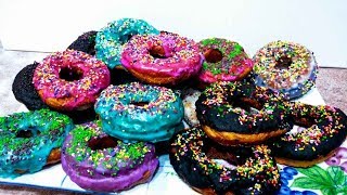 🍩 DONAS GLASEADAS Deliciosas y esponjosas  ROSQUILLAS DONUTS [upl. by Kryska645]