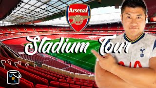 ⚽ Arsenal Emirates Stadium Tour  in a Tottenham Shirt  Football Soccer Travel Ideas [upl. by Silverts]