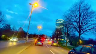 Pov Night Driving Nissan Jönköping Centrum Area Spotting Just4K [upl. by Leotie]