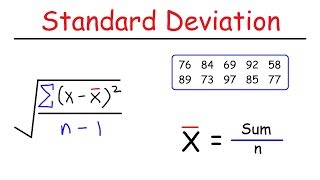 How To Calculate The Standard Deviation [upl. by Aihseya]