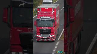 MAN TGX  Glendinning  A1M truckspotting [upl. by Lletnohs]