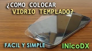 ¿Como colocar un vidrio templado truco facil de instalacion y colocacion simple [upl. by Summer44]