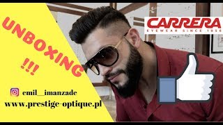 UNBOXING  Okulary psłoneczne CARRERA AMERICANA 2M2 Emil Imanzade  ulubionyoptyk [upl. by Rydder]