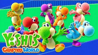 Yoshis Crafted World  Full Game 100 Walkthrough [upl. by Ahsian]