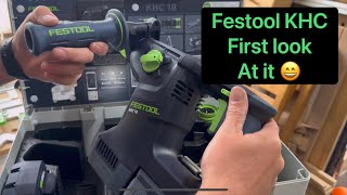 Festool new KHC 18 SDS unboxing Is this tool for you 😄 [upl. by Boswell]