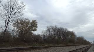 MN Hi 1333 thru Pewaukee WI on 11924 w57  27 6 min late [upl. by Isac]