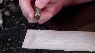 Polishing a swivel knife blade [upl. by Haizek]