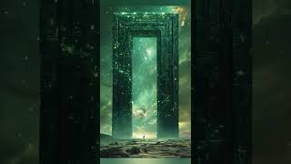 The Mysterious Power of Green Portal Revealed 3d universe space planet short [upl. by Nore]