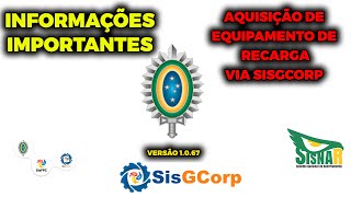 turorial Aquisição Mquina de Recarga Via SISGCORP [upl. by Marden]