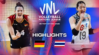 🇩🇪 GER vs 🇹🇭 THA  Highlights  Week 3  Womens VNL 2024 [upl. by Elatsyrc]