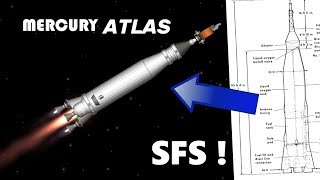 Mercury Atlas rocket launch SFS [upl. by Ssur]