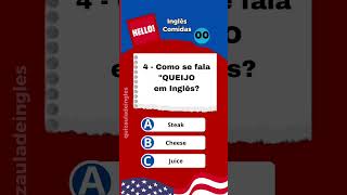 Você consegue acertar todas as perguntas Quiz de inglês aprenderingles ingles quiz [upl. by Aramenta]