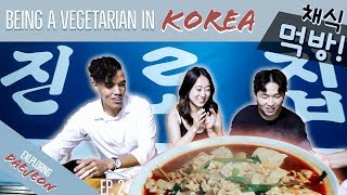 Vegetarian amp Vegan Tips in Korea  Vegetarian Mukbang  Exploring Daejeon  Ep2 [upl. by Earased]