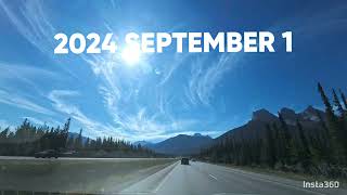 2024 SEPTEMBER 1 CANADA CANMORE CALGARY [upl. by Ariamo]