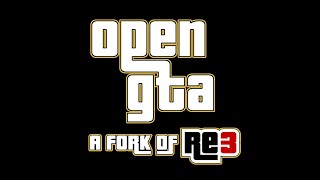 OpenGTA announcement trailer re3 fork [upl. by Sikras]