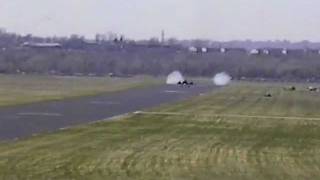 SR71 landing at AF Museum Dayton OH2wmv [upl. by Otnas]