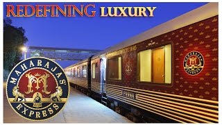 MAHARAJAS EXPRESS TRAIN  REDEFINING LUXURY  INDiAN RAILWAYS [upl. by Ynohtona]