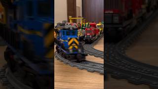 Lego City Cargo Train 60052 Lego city red cargo train 3677 [upl. by Ylimme988]