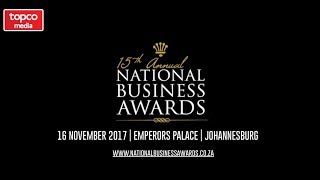 SHARE YOUR SUCCESS  The National Business Awards  Topco Media  2017 [upl. by Anglim483]