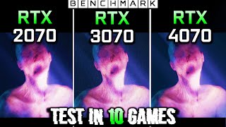 RTX 2070 vs RTX 3070 vs RTX 4070  2k  1440p  Test in 10 Games  Benchmark [upl. by Kifar86]