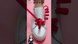 Easy fast styling shoelaces design for kids Shoelacing Tie Tips style tips shorts [upl. by Marshall35]