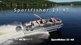 Princecraft 2018  Sportfisher 214S  Fishing pontoon boat  Ponton de pêche [upl. by Peria]