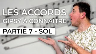 Les accords Gipsy à connaitre  SOL [upl. by Cirdla151]