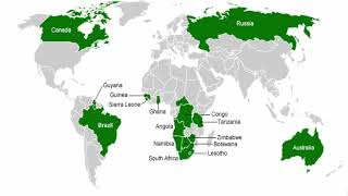 Which Countries Produce the Most Gem Diamonds [upl. by Orabla]