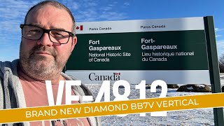 POTA Activation With New Diamond BB7V Vertical  VE4812  Fort Gaspareaux National Historic Site [upl. by Ciel]